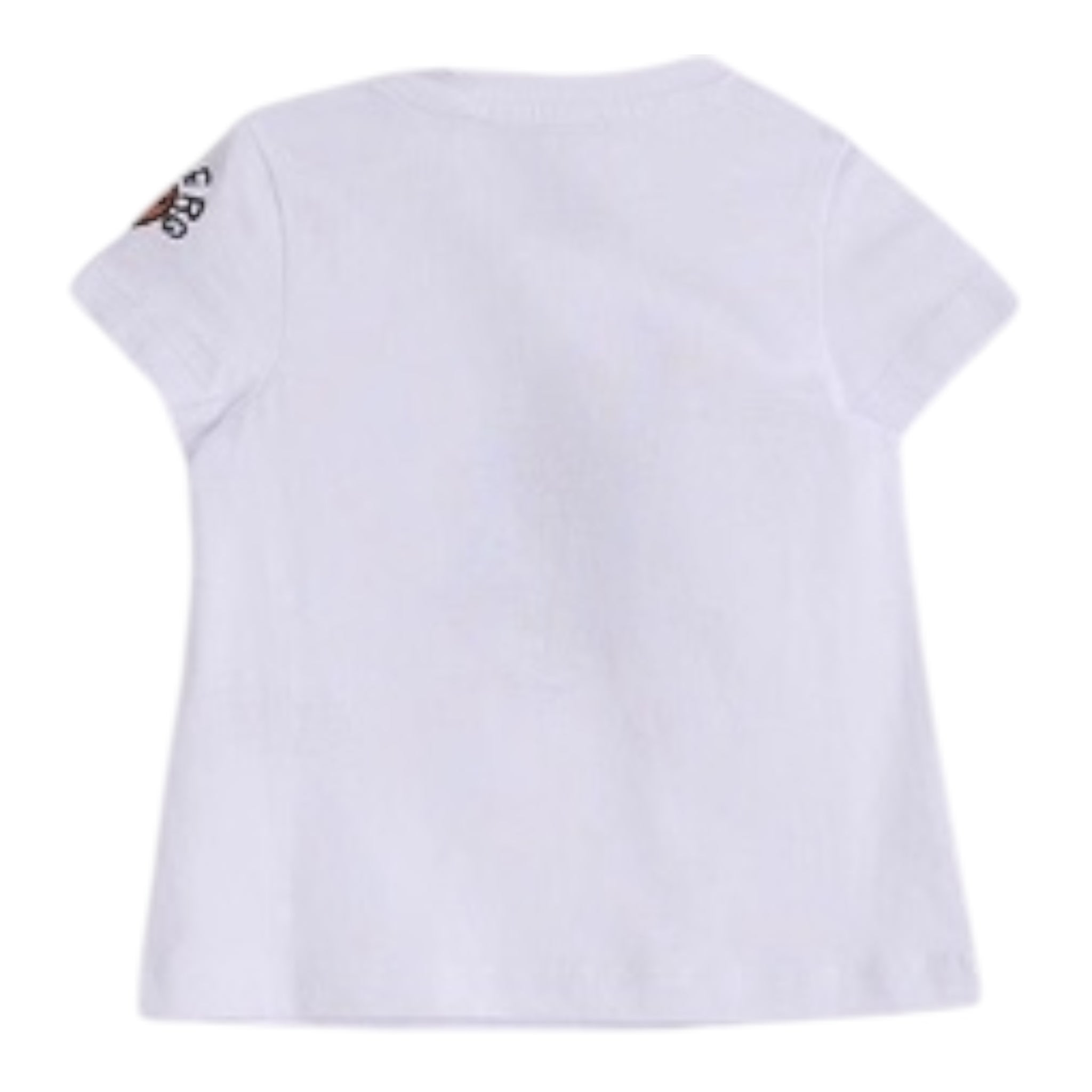 Iceberg T-Shirt Girocollo Tinta Unita con Stampa per Bambina TSICE5156J BIANCO ICEBERG 