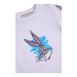Iceberg T-Shirt Girocollo Tinta Unita con Stampa per Neonato TSICE5168B BIANCO ICEBERG 