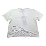 Icon T-Shirt Tinta Unita con Brillantini per Bambina IGKS005 BIANCO ICON 