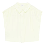 Il Gufo Camicia Mezza Manica Tinta Unita per Bambina P25CC103C6039 VERDE IL GUFO 