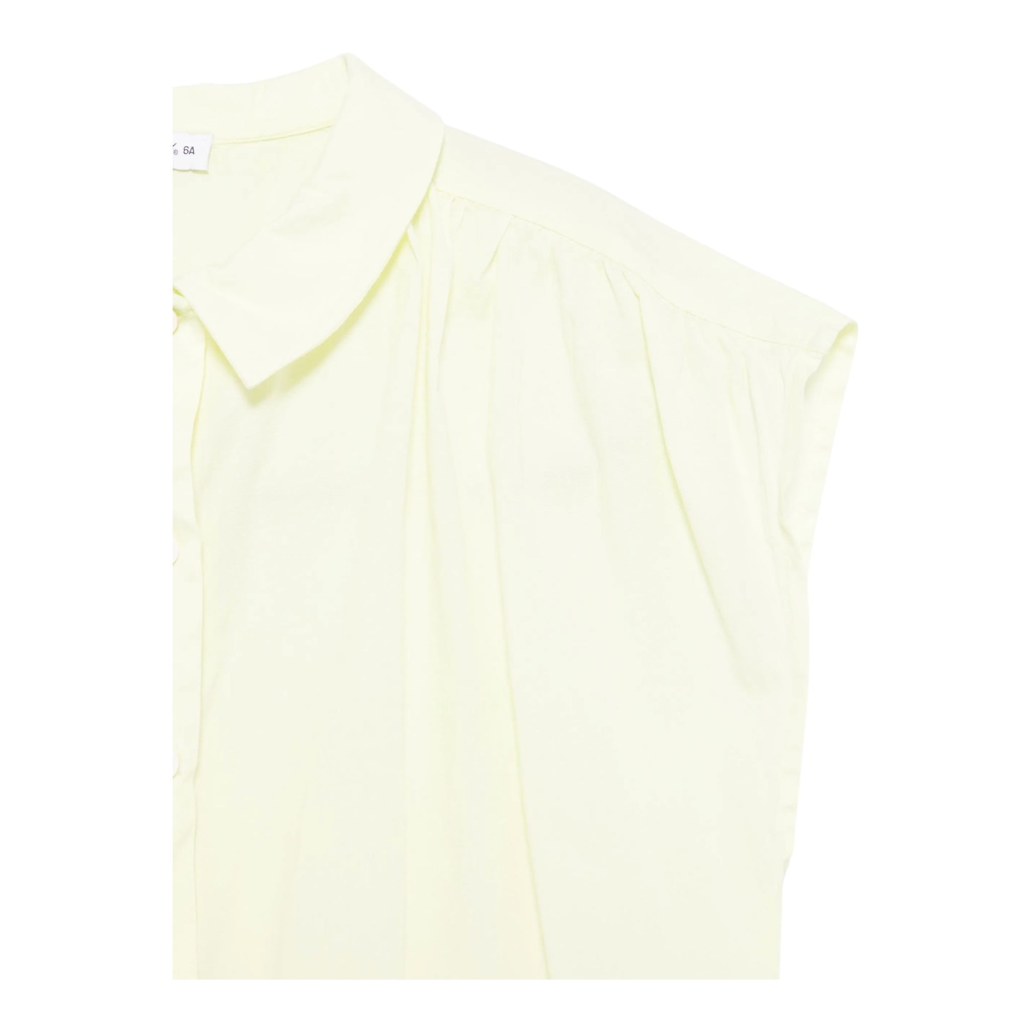 Il Gufo Camicia Mezza Manica Tinta Unita per Bambina P25CC103C6039 VERDE IL GUFO 
