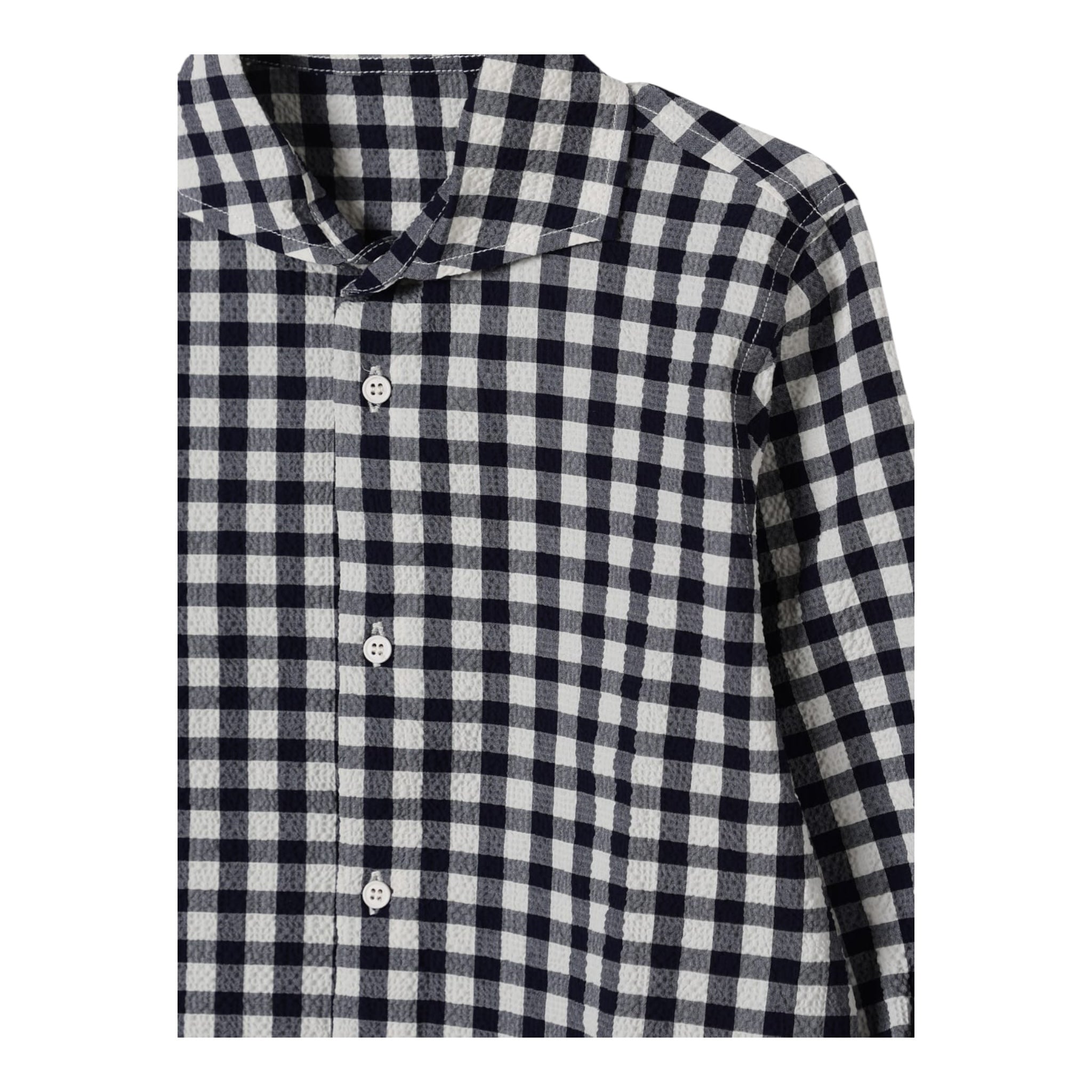 Il Gufo Camicia Manica Lunga Fantasia Quadretti per Bambino P25CL252C3161 BIANCO/BLU IL GUFO 
