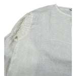 Il Gufo Camicia Manica Lunga Tinta Unita per Bambina P25CL253L6006X PANNA IL GUFO 
