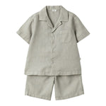 Il Gufo Completo 2 Pezzi Camicia-Bermuda per Bambino P25DP485L6006 GRIGIO IL GUFO 
