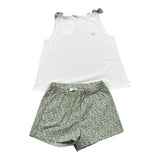 Il Gufo Completo 2 Pezzi Canotte-Culotte per Neonata P25DP528MF032X BIANCO IL GUFO 