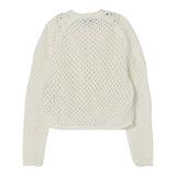 Il Gufo Cardigan Tinta Unita Traforato per Bambina P25GF440EM109J PANNA IL GUFO 
