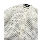 Il Gufo Cardigan Tinta Unita Traforato per Neonato P25GF440EM109 PANNA IL GUFO 