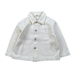 Il Gufo Giubbino Tinta Unita In Denim per Bambino P25GR225J0044 PANNA IL GUFO 
