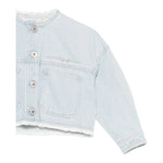 Il Gufo Giubbino In Denim Tinta Unita per Neonata P25GR232J0052N AZZURRO IL GUFO 