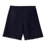 Il Gufo Short Tinta Unita con Girovita Regolabile per Bambina P25PB191C5052 BLU IL GUFO 