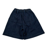Il Gufo Bermuda In Denim Tinta Unita con Elastico In Vita per Neonato P25PB197J0034N BLU IL GUFO 