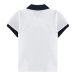 Il Gufo Polo Tinta Unita con Profili In Contrasto per Neonato P25PC067M0095N BIANCO IL GUFO 