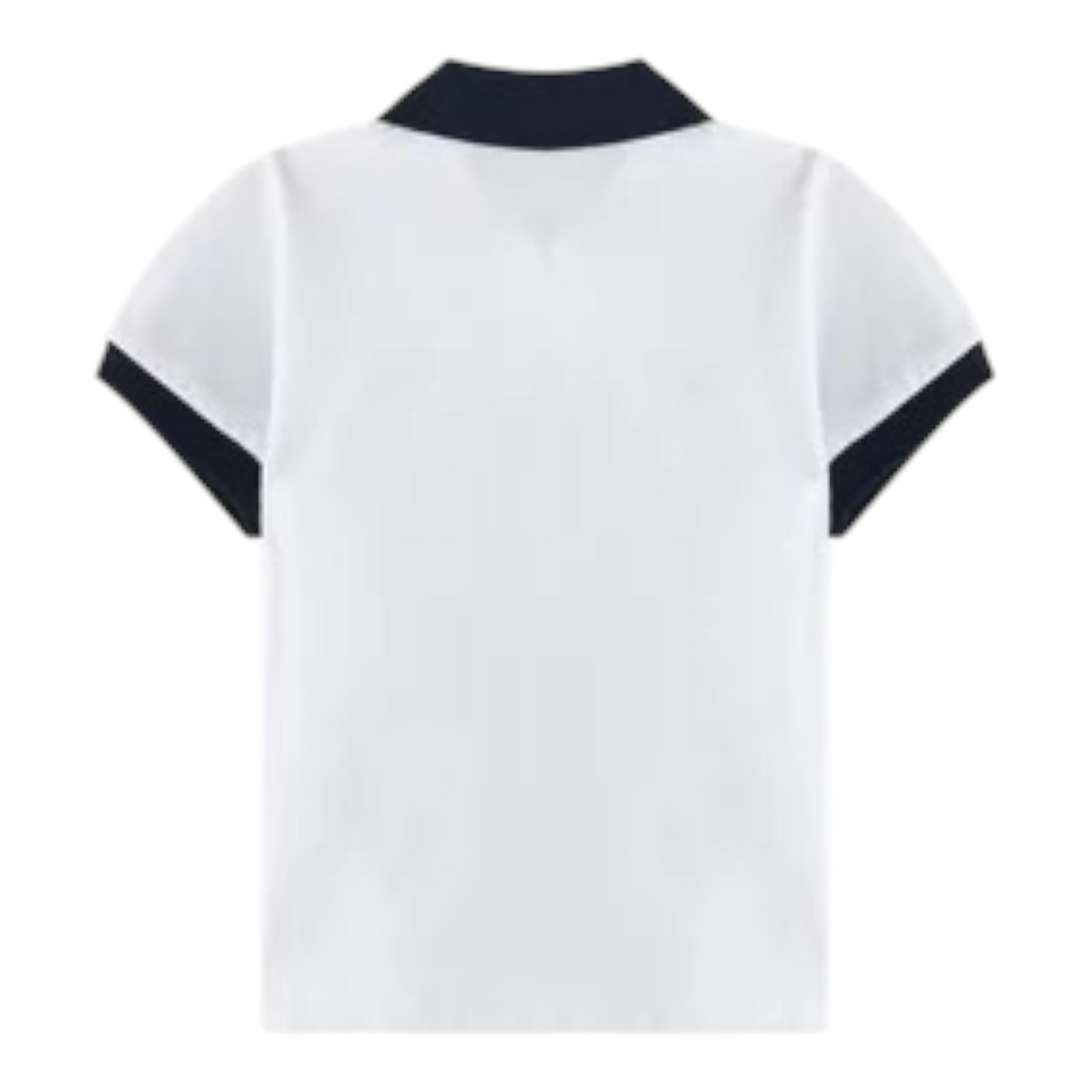 Il Gufo Polo Tinta Unita con Profili In Contrasto per Neonato P25PC067M0095N BIANCO IL GUFO 