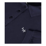 Il Gufo Polo Mezza Manica Tinta Unita Modello Crop per Neonata P25PC095MF032N BLU IL GUFO 