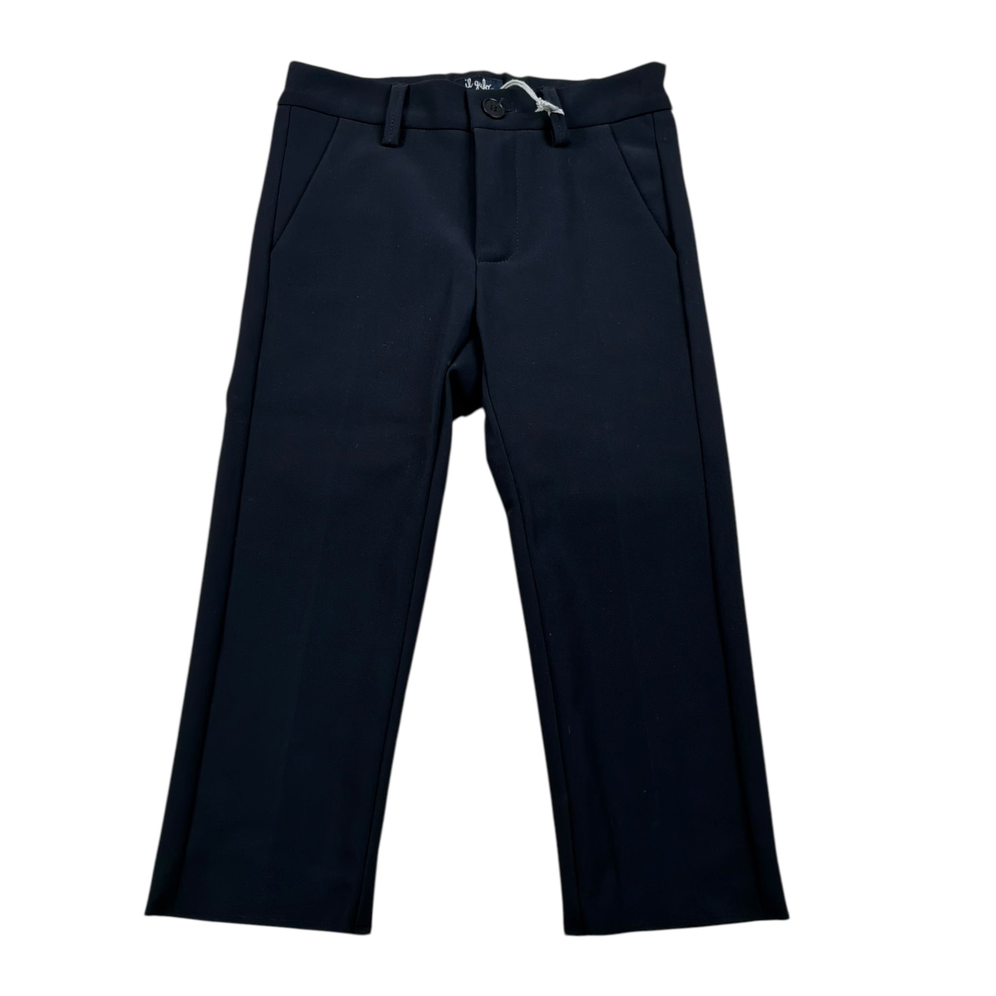 Il Gufo Pantalone Tinta Unita con Girovita Regolabile per Bambino P25PL266N0057 BLU IL GUFO 