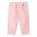 Il Gufo Pantalone Tinta Unita con Elastico In Vita per Neonata P25PL376C6074 ROSA IL GUFO 