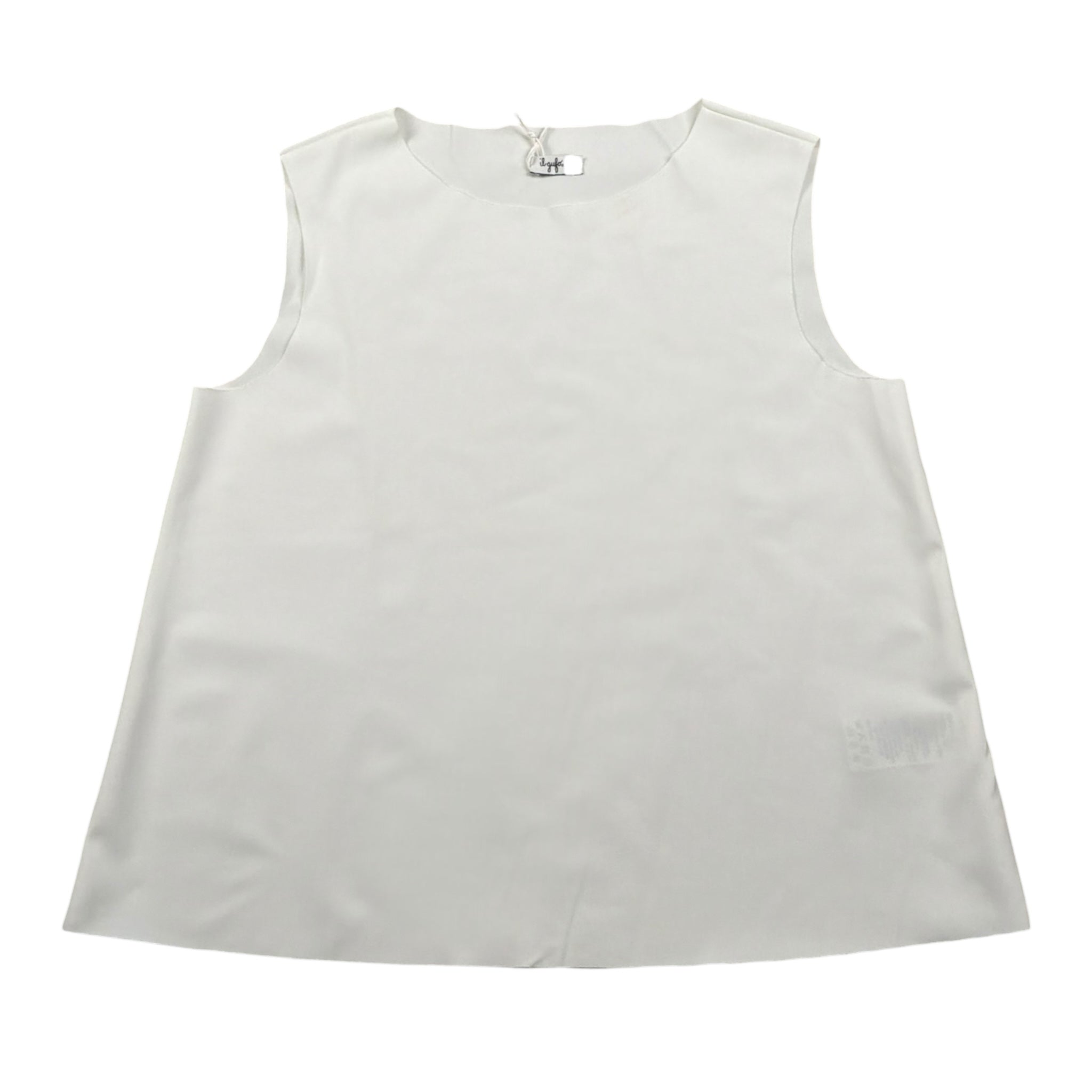Il Gufo Canotta Girocollo Tinta Unita per Bambina P25TC091N0074 PANNA IL GUFO 