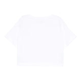 Il Gufo T-Shirt Girocollo Tinta Unita con Ricamo per Neonata P25TS473MF001N BIANCO IL GUFO 