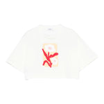 Il Gufo T-Shirt Girocollo Tinta Unita con Stampa per Bambina P25TS477MF001 BIANCO IL GUFO 