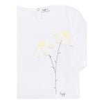 Il Gufo T-Shirt Girocollo Tinta Unita con Ricami per Neonata P25TS482MF032N BIANCO IL GUFO 