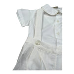 Il Gufo Completo 2 Pezzi Camicie-Salopette per Neonato PATDP521L0014 PANNA IL GUFO 