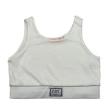 Imperial Top Giromanica Tinta Unita con Logo per Bambina M23070G75 BIANCO IMPERIAL 