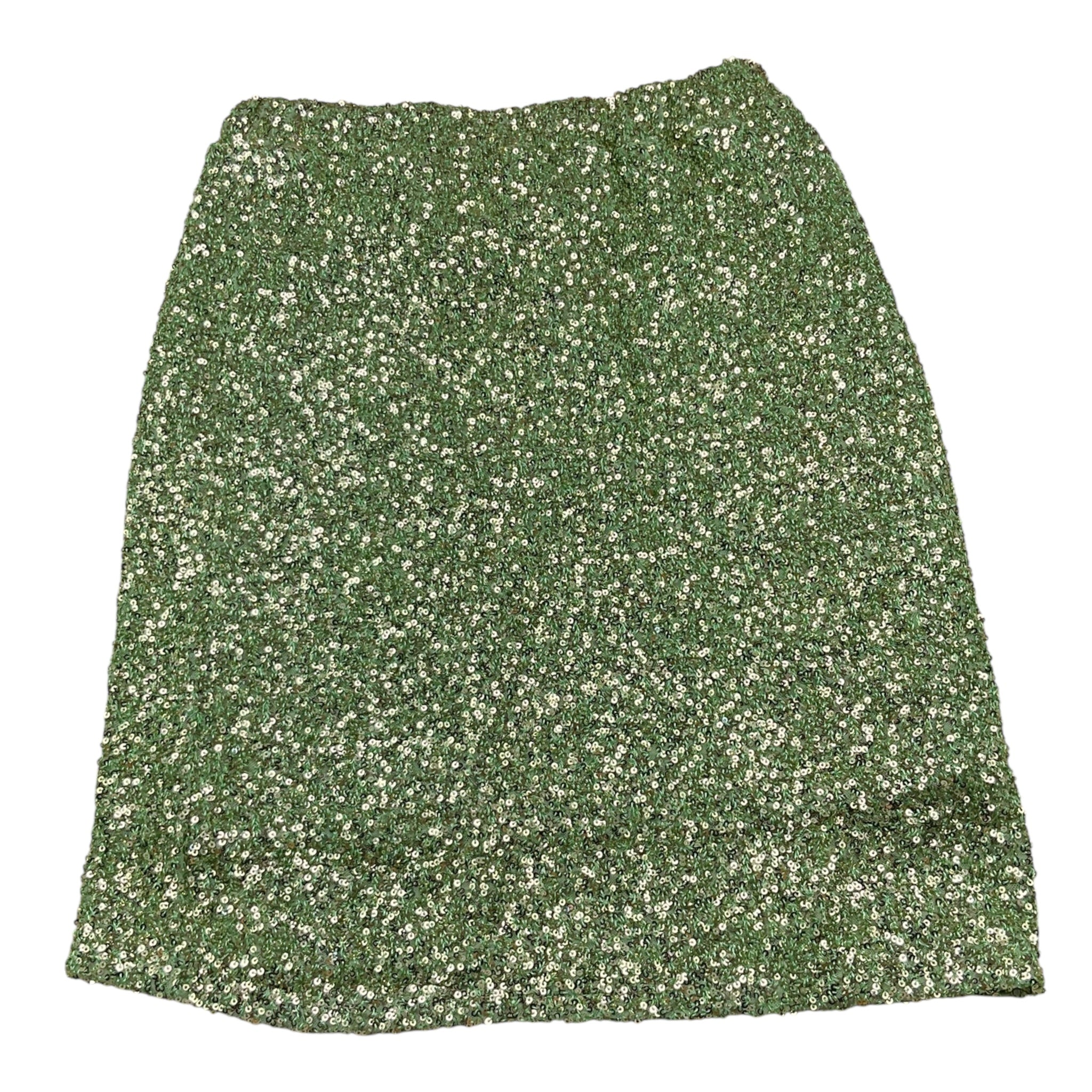 Janice Gonna Tinta Unita con Paillettes per Bambina JN748R VERDE JANICE 