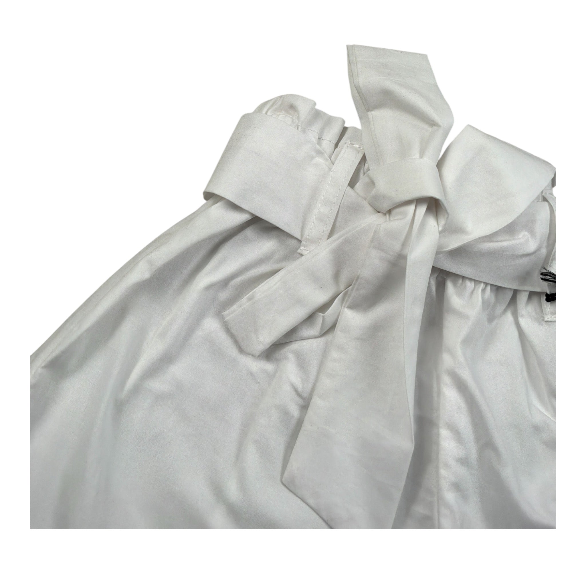 Janice Short tinta unita con Elastico In Vita Bianco per Neonata JN792N BIANCO JANICE 