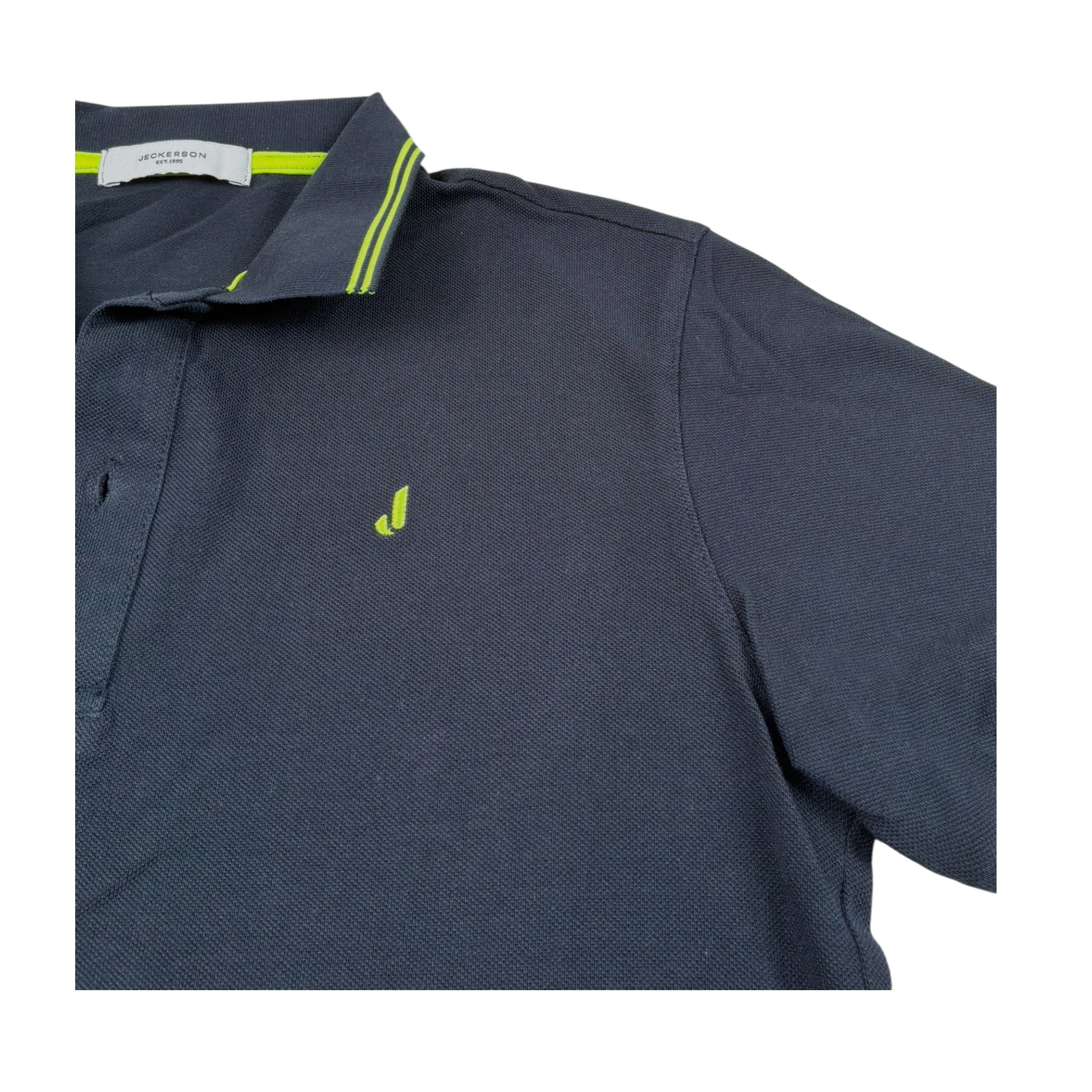 Jeckerson Polo Mezza Manica Tinta Unita per Bambino J3808 BLU JECKERSON 