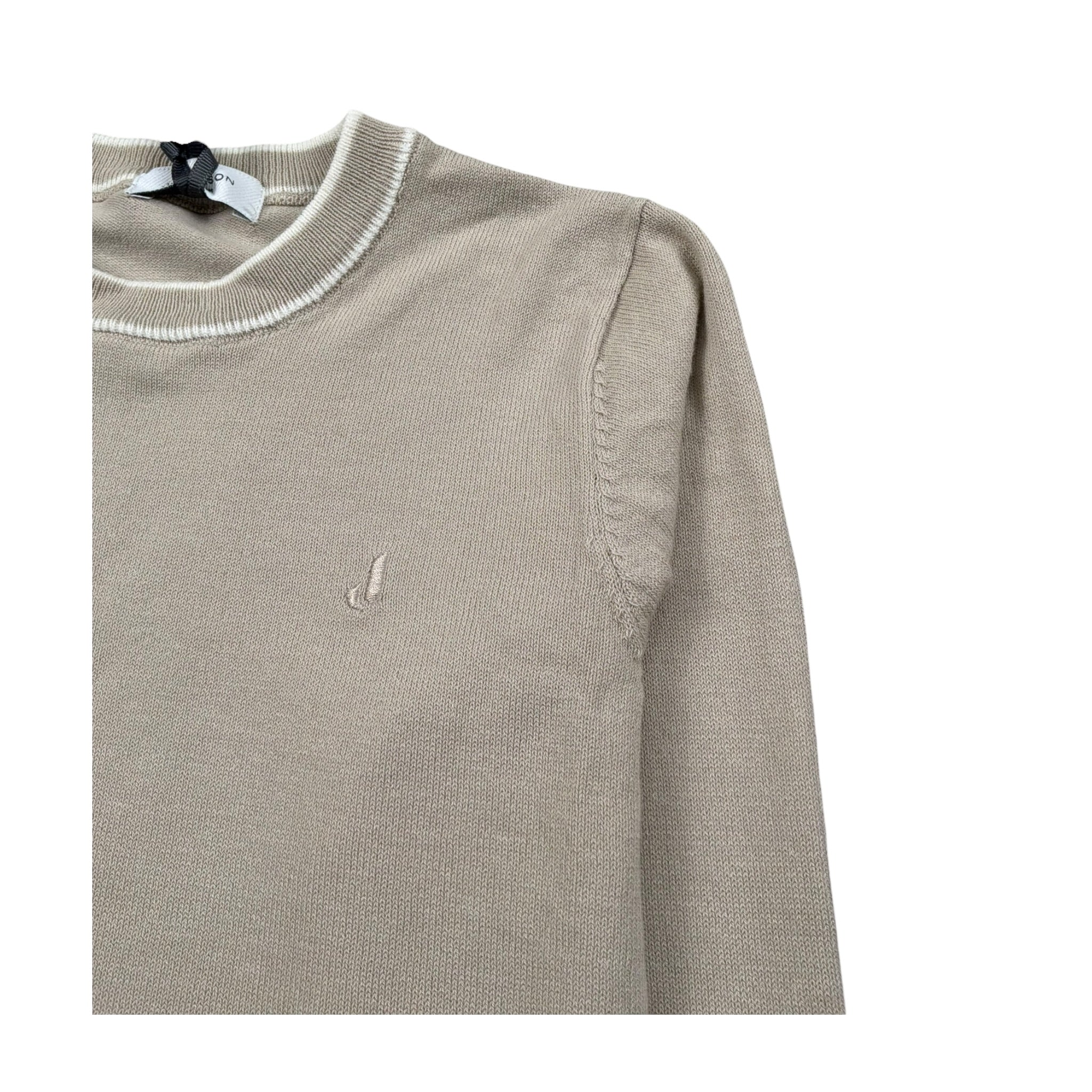 Jeckerson Maglia Girocollo Tinta Unita per Bambino JN4049J BEIGE JECKERSON 