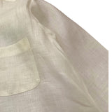 J.O. Milano Camicia Tinta Unita con Colletto Coreano per Bambino 376ZS PANNA J.O. MILANO 