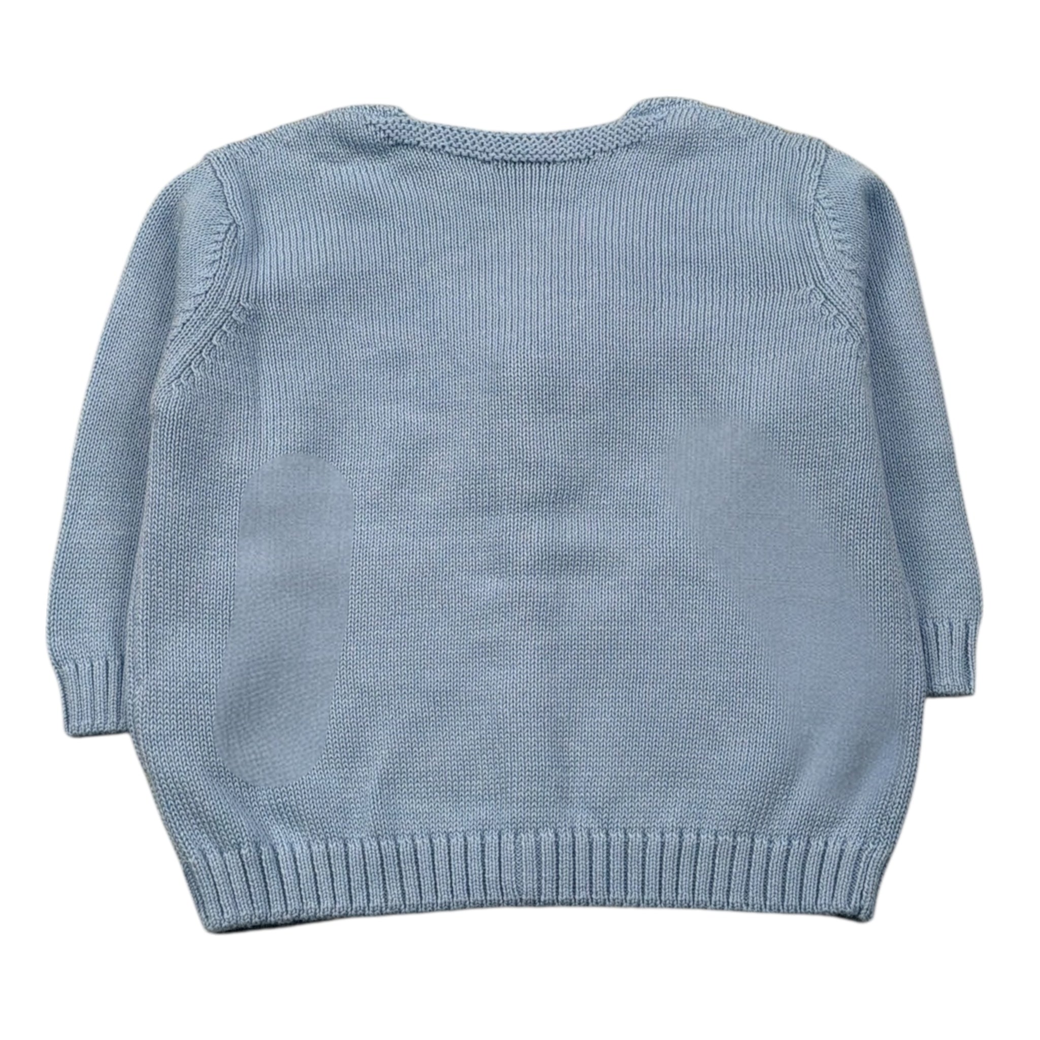 J.O. Milano Cardigan Tinta Unita Scollo A V per Neonato 573Z2 AZZURRO J.O. MILANO 