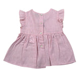 J.O. Milano Camicia Mezza Manica Tinta Unita con Ricami per Neonata 576E1 ROSA J.O. MILANO 