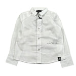 John Richmond Camicia tinta unita con Logo Bianco per Neonato RBP23054CA BIANCO JOHN RICHMOND 