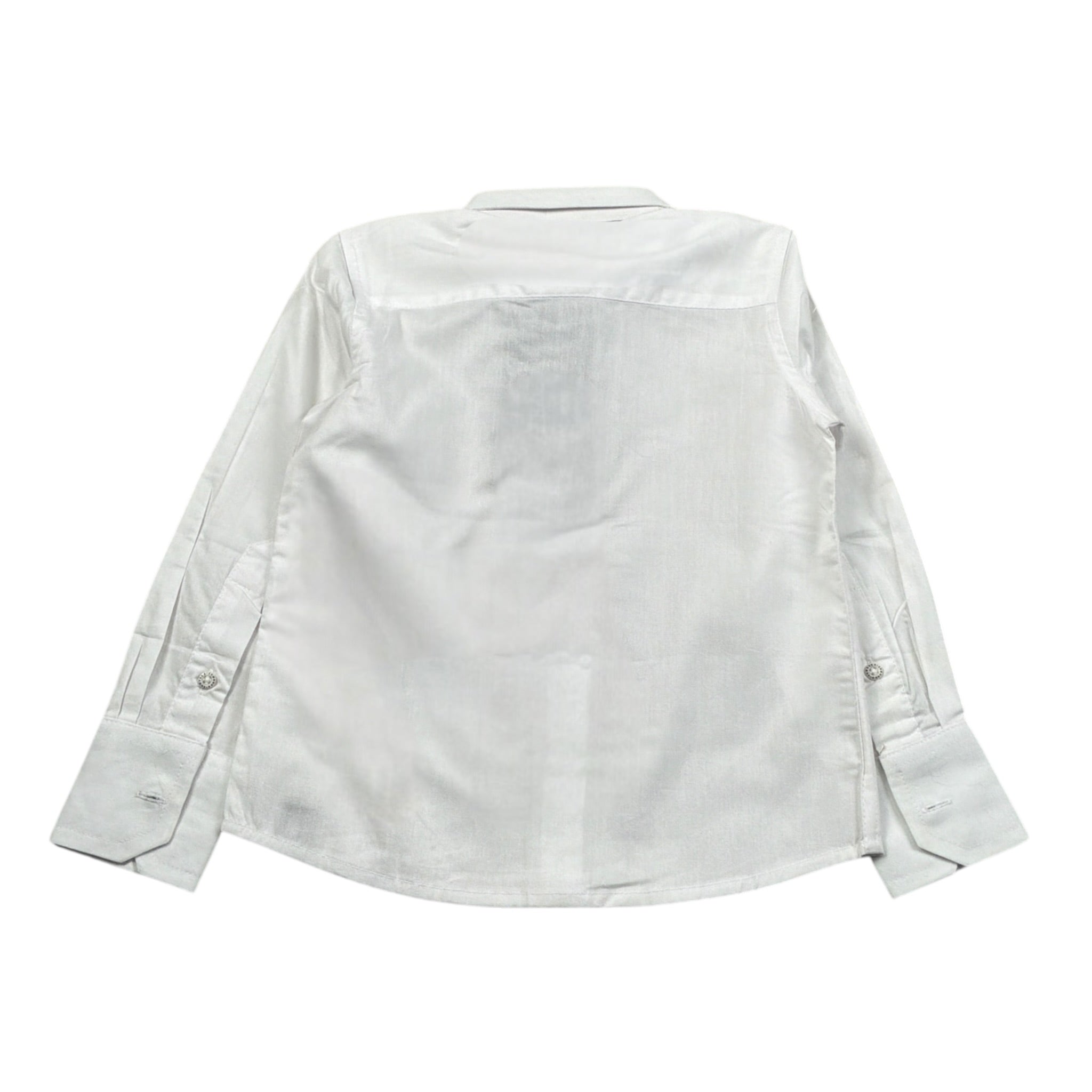 John Richmond Camicia tinta unita con Logo Bianco per Neonato RBP23054CA BIANCO JOHN RICHMOND 