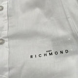 John Richmond Camicia tinta unita con Logo Bianco per Neonato RBP23054CA BIANCO JOHN RICHMOND 