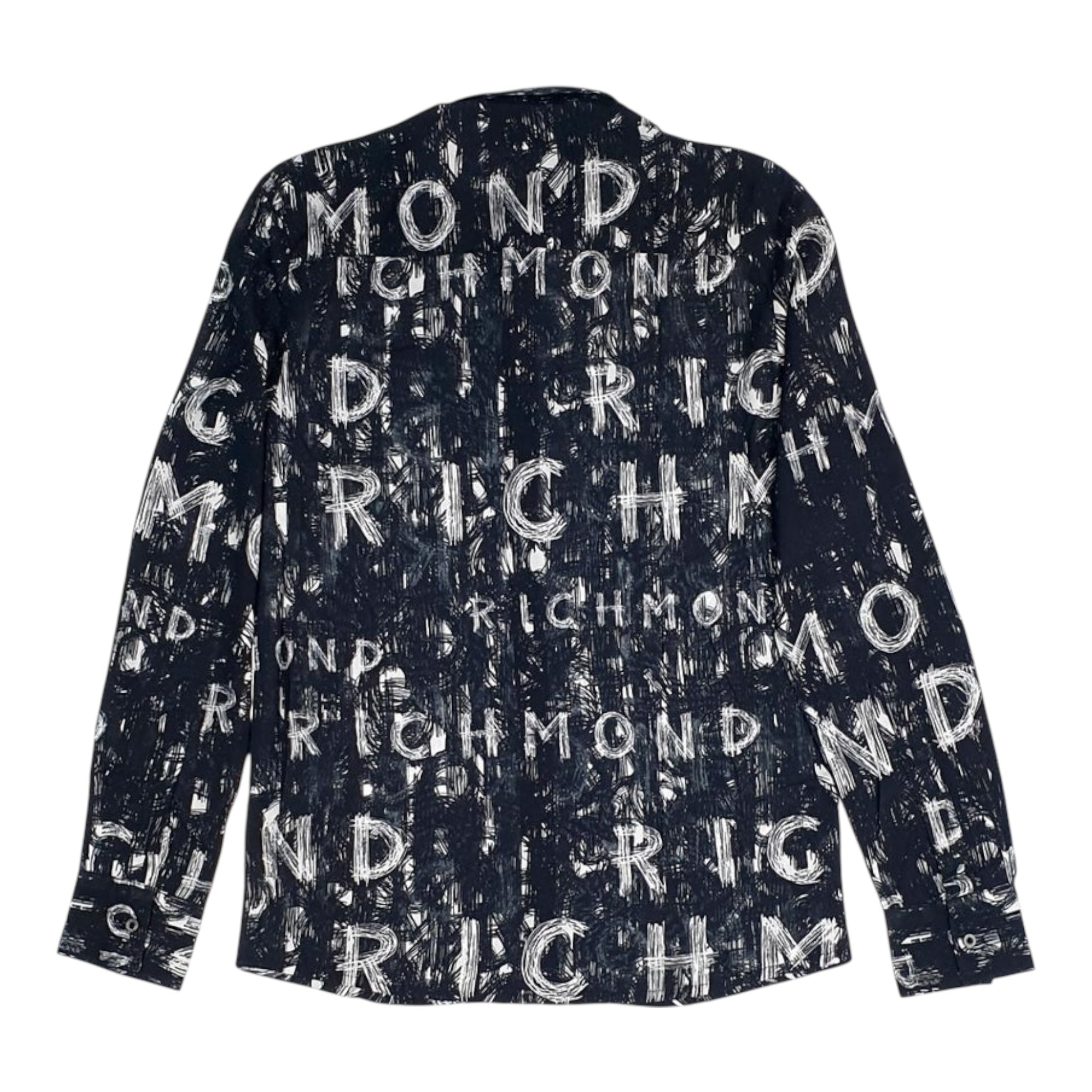 John Richmond Camicia Bicolore Logata per Neonato RBP24121CAN BIANCO/NERO JOHN RICHMOND 