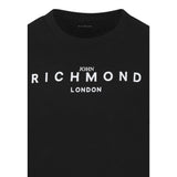 John Richmond Felpa Chiusa Girocollo Tinta Unita con Logo per Bambino RBP25005FE NERO JOHN RICHMOND 