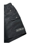 John Richmond Bermuda Tinta Unita con Elastico In Vita per Bambino RBP25047BE NERO JOHN RICHMOND 