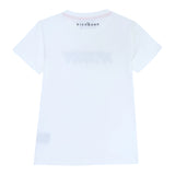 John Richmond T-Shirt Girocollo Tinta Unita con Stampa per Bambino RBP25071TS BIANCO JOHN RICHMOND 