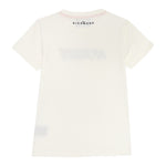 John Richmond T-Shirt Girocollo Tinta Unita con Stampa per Bambino RBP25074TSJ PANNA JOHN RICHMOND 