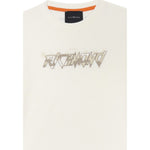 John Richmond T-Shirt Girocollo Tinta Unita con Stampa per Bambino RBP25074TSJ PANNA JOHN RICHMOND 