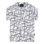 John Richmond Camicia Tinta Unita con Fantasia per Bambino RBP25093CA BIANCO JOHN RICHMOND 