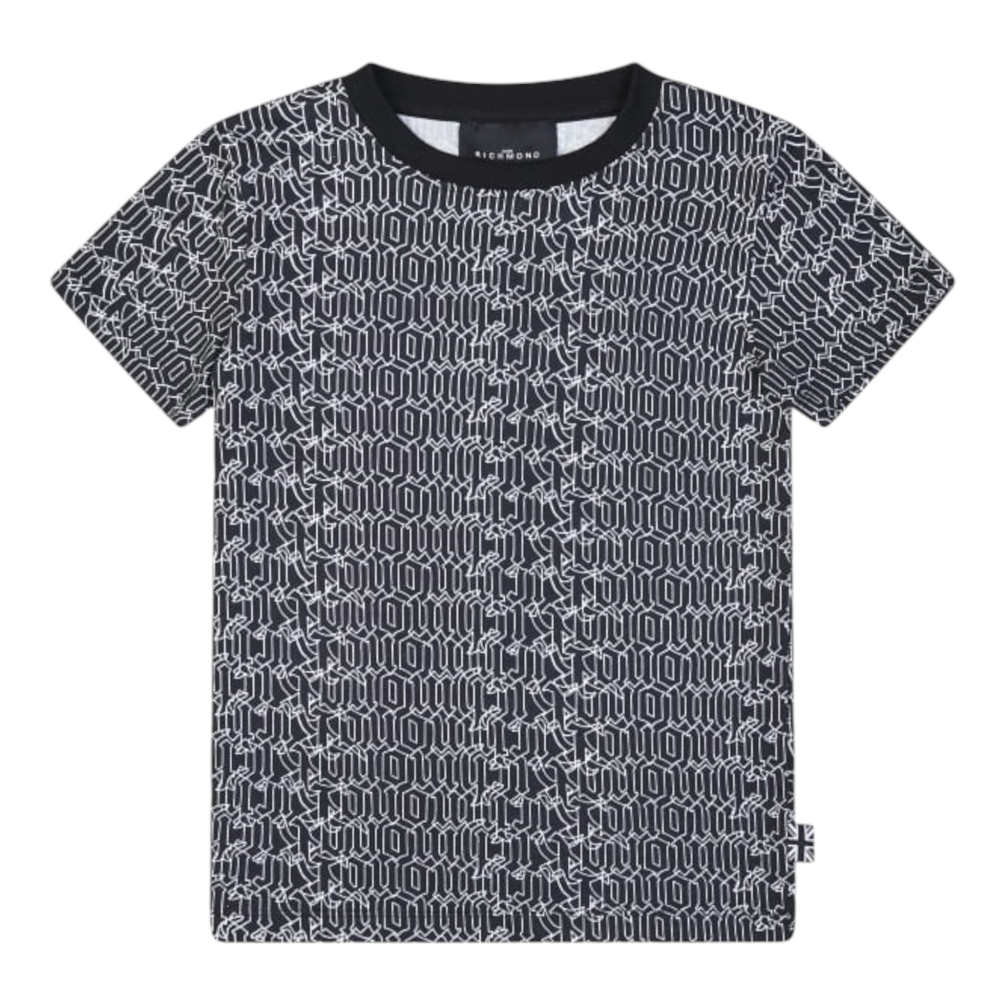John Richmond Completo 2 Pezzi T-Shirt-Bermuda per Bambino RBP25129CJJ NERO JOHN RICHMOND 