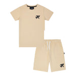 John Richmond Completo 2 Pezzi T-Shirt-Bermuda Tinta Unita per Neonato RBP25134CJX BEIGE JOHN RICHMOND 