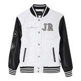 John Richmond Giubbino Modello College Tinta Unita con Maniche In Contrasto per Bambino RBP25176GB GRIGIO JOHN RICHMOND 