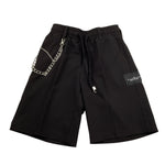 John Richmond Bermuda Tinta Unita con Elastico In Vita per Bambino RBP2522BE NERO JOHN RICHMOND 
