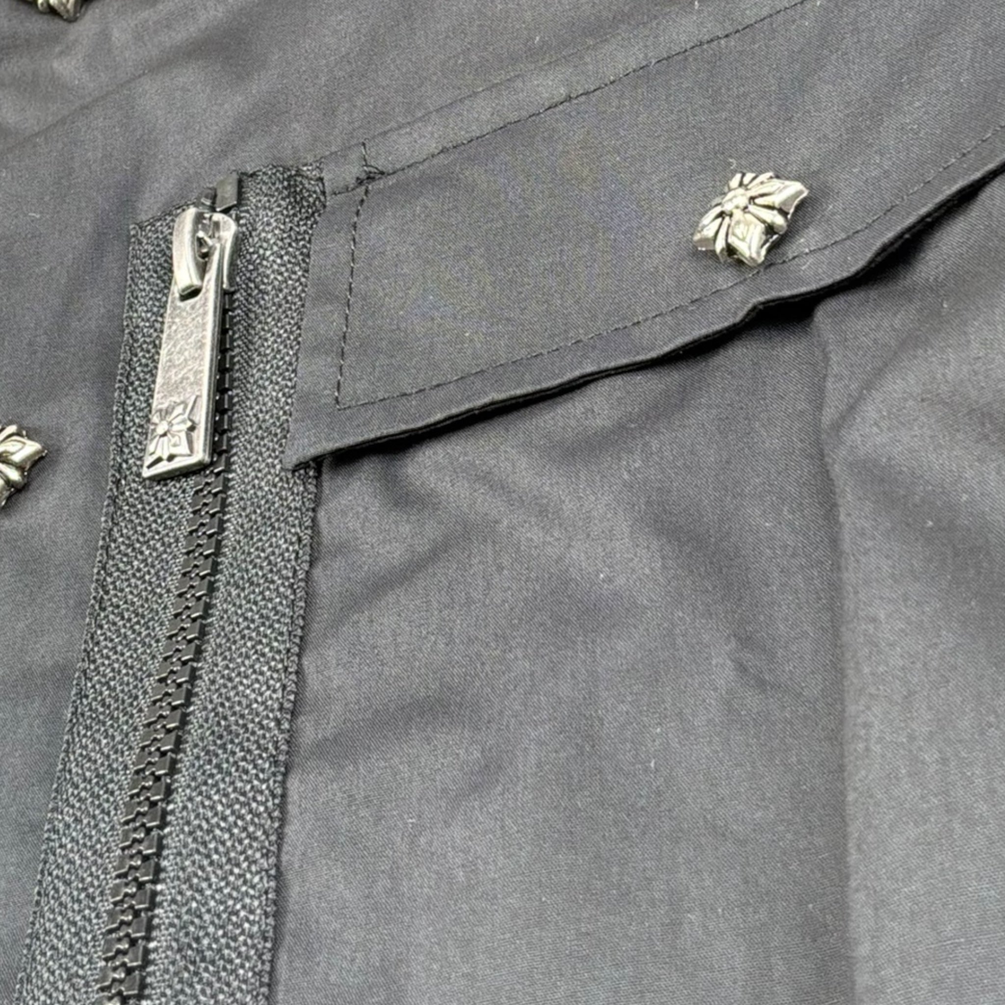 John Richmond Camicia Tinta Unita con Zip per Bambino RBP26009CA NERO JOHN RICHMOND 
