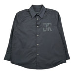 John Richmond Camicia Tinta Unita con Bottoni per Bambino RBP26029CA NERO JOHN RICHMOND 