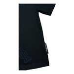 John Richmond T-Shirt Girocollo Tinta Unita con Ricami per Bambino RBP26099TS NERO JOHN RICHMOND 